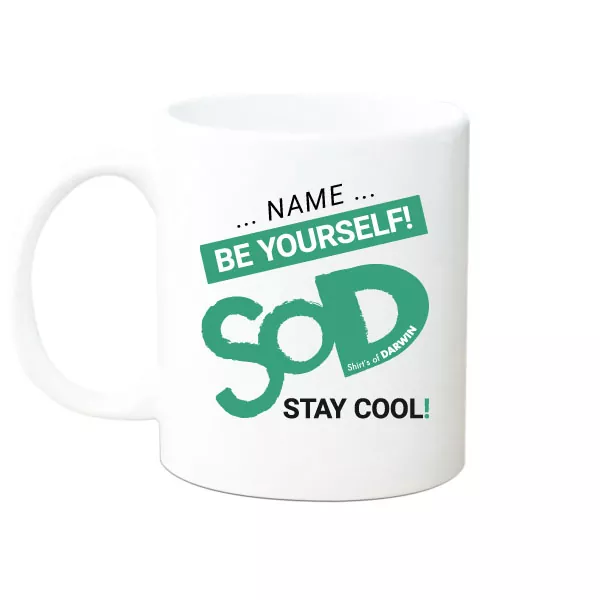 Tasse/Kaffeebecher mit Namen personalisieren - Bild