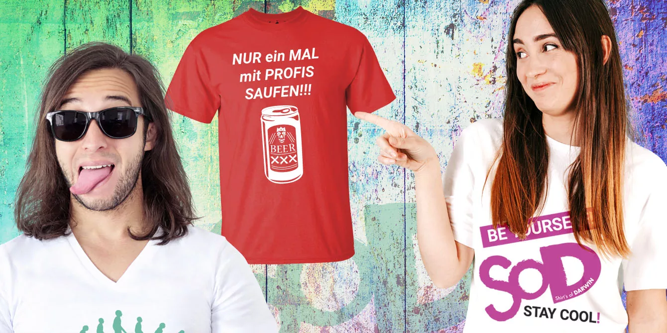 Frauen Motiv T-Shirts