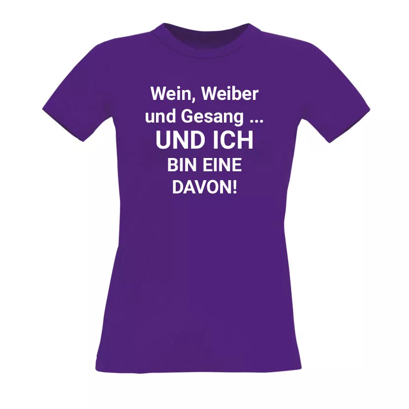 Premium-T-Shirt Women-Frauen bedruckt Premium-T-Shirt Women-Frauen bedruckt - Bild