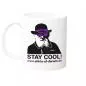 Preview: Motiv-Becher Stay cool lila - Bild