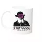 Preview: Motiv Tasse - Motivbecher Stay Cool - pink - Bild