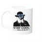 Preview: Motiv-Tassen Moti Stay Cool! cyan - Bild