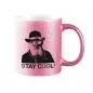 Preview: Sparkle Motiv-Tasse Stay cool - pink - Nild