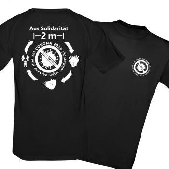 Preview: Coronavirus T-Shirt - Aus Solidarität