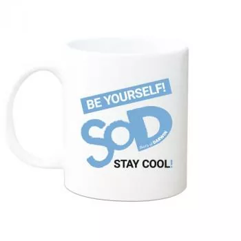 Design Tasse/Kaffebecher Be Yourself cyan - Bild