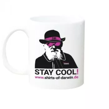 Motiv Tasse - Motivbecher Stay Cool - pink - Bild