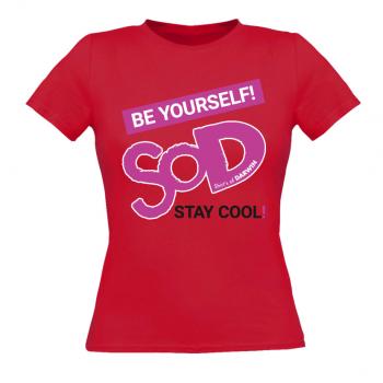Preview: Motiv Frauen T-Shirt Be yourself - Bild