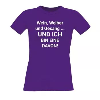Premium T-Shirt Women-Frauen bedruckt - Bild