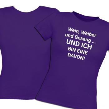Preview: T-Shirt bedrucken Frauen/Damen Shirt - Bild