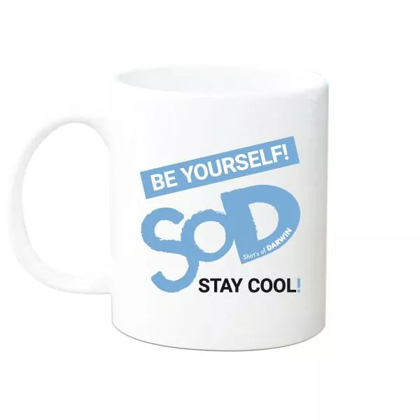 Design Tasse/Kaffebecher Be Yourself cyan - Bild