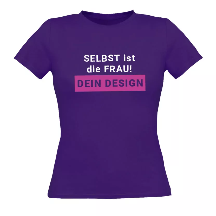 Frauen T-Shirt bedrucken Euskirchen Frauen T-Shirt bedrucken Euskirchen - Bild