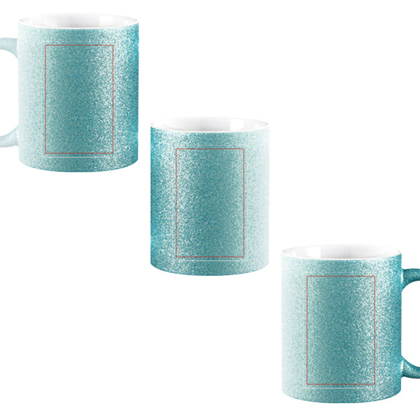 Glitzerasse -Becher mit 3 Motiven bedrucken & personalisieren Standskizze-Ansichten Glitzerasse -Becher mit 3 Motiven bedrucken & personalisieren Standskizze - Bild