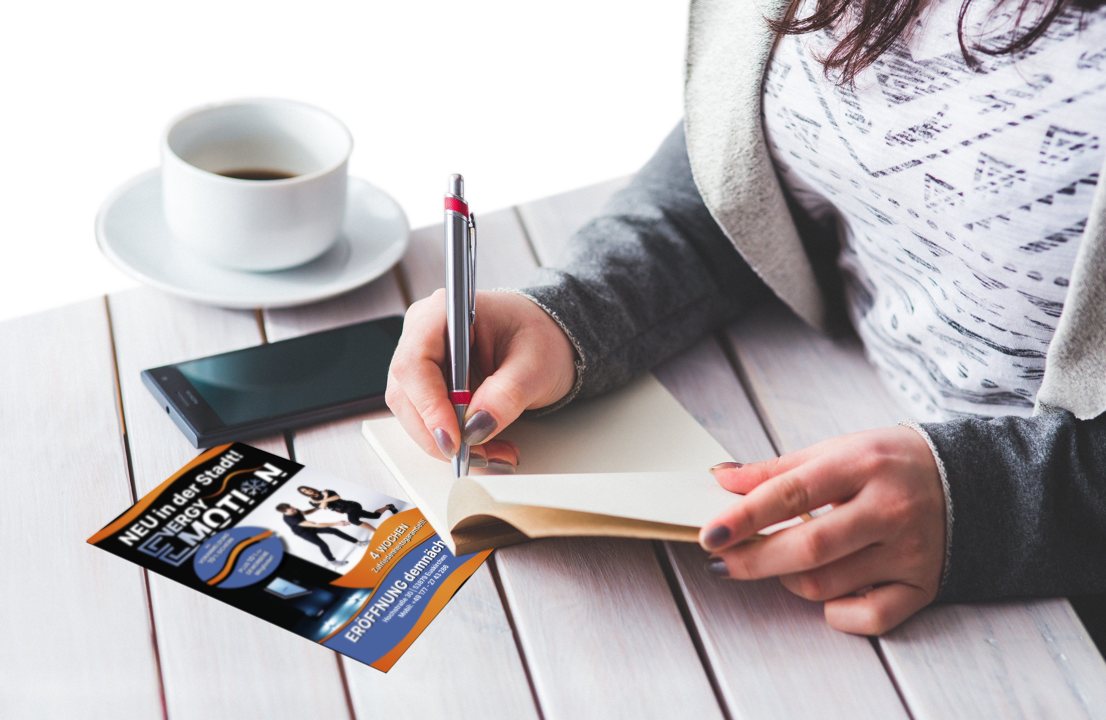 Corporate Design Flyer für Energy Motion Euskirchen Referenz - Bild